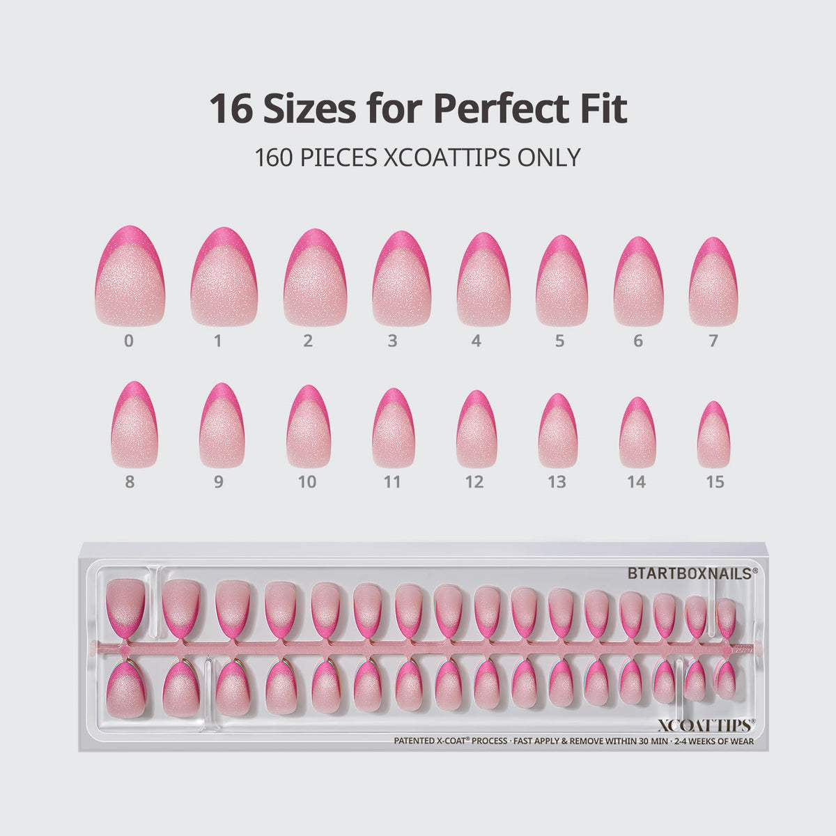 BTArtboxNails XCOATTIPS soak-off removal friendly design for simple cleanup