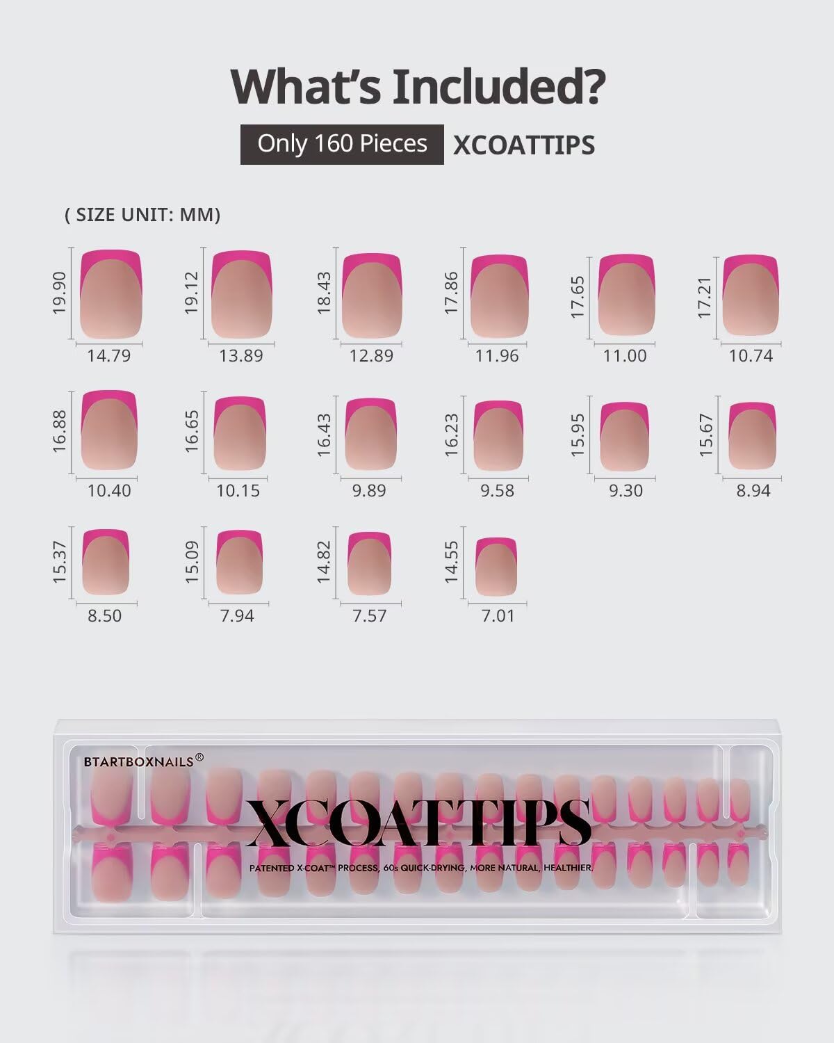 BTArtboxnails XCOATTIPS saves time and money with quick, do‑it‑yourself nail extensions.