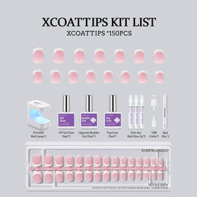 BTArtboxnails XCOATTIPS top coat for a glossy finish.