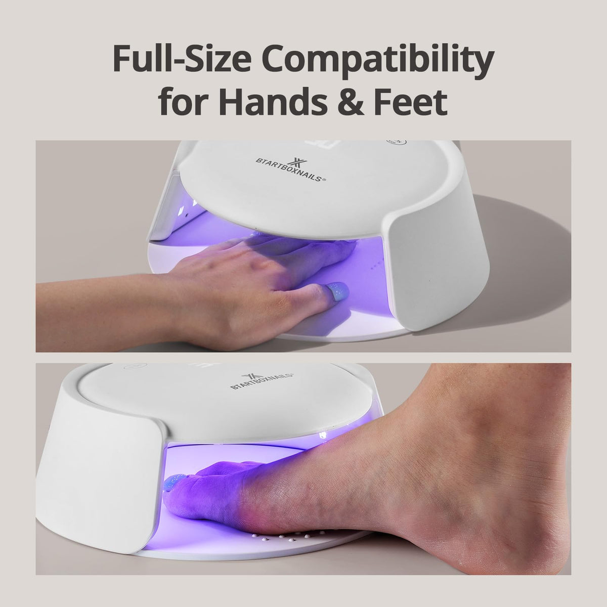 BTArtboxnails XCuringPRO four-timer settings for flexible curing times tailored to gels.
