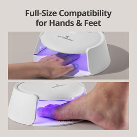 BTArtboxnails XCuringPRO four-timer settings for flexible curing times tailored to gels.
