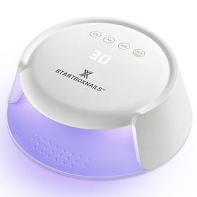 BTArtboxnails XCuringPRO nail lamp close-up highlighting compact design for salon and home gel nails.