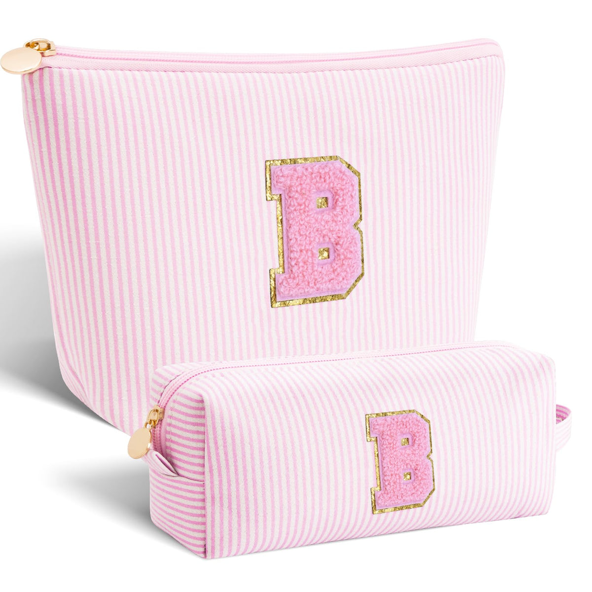 Btffitting monogram makeup bag set for bridesmaids, organized and stylish