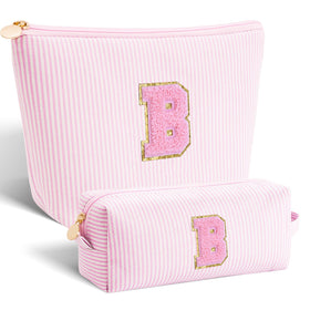 Btffitting monogram makeup bag set for bridesmaids, organized and stylish