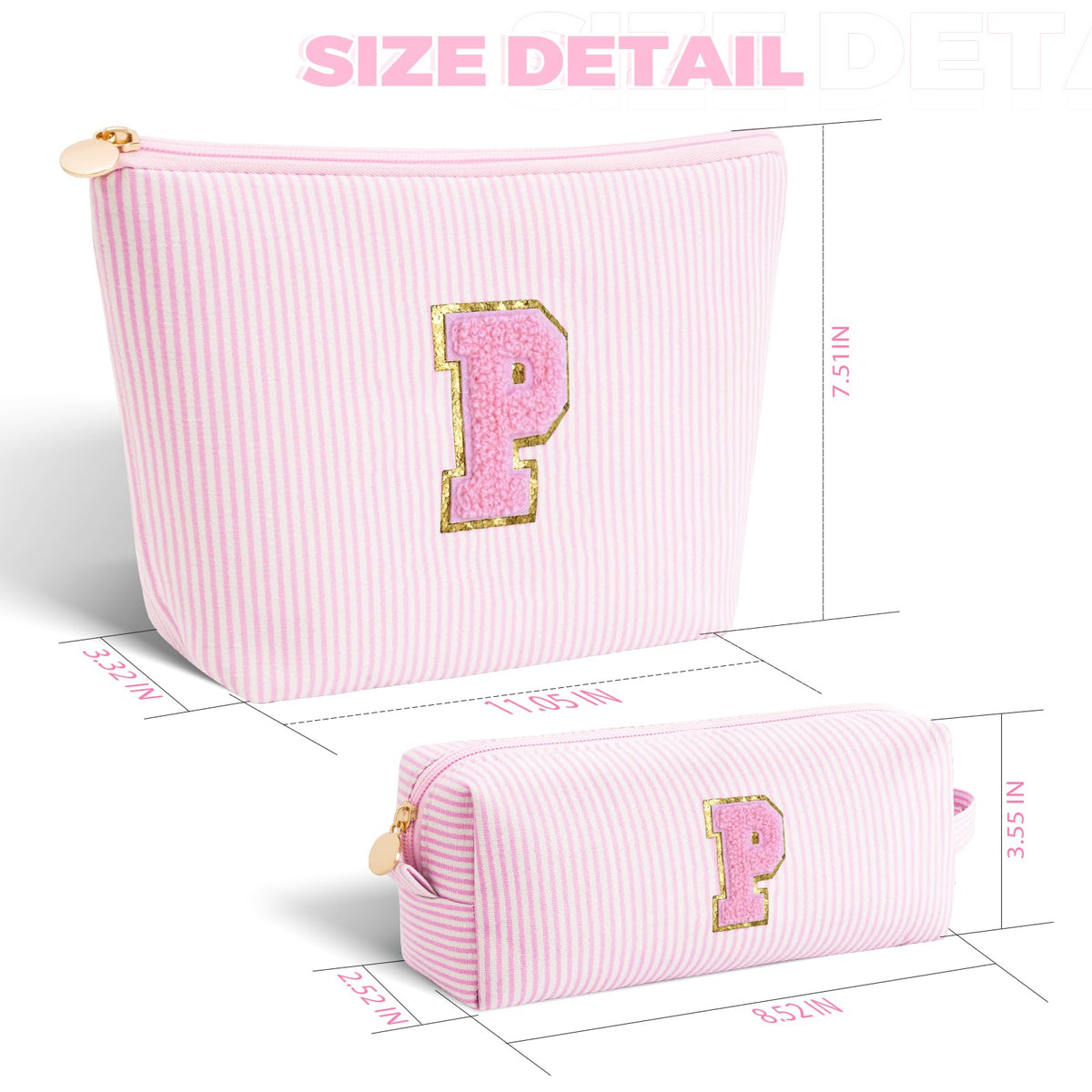 Btffitting large interior makeup bag with ample storage for brushes and palettes.