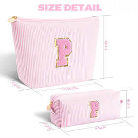 Btffitting large interior makeup bag with ample storage for brushes and palettes.