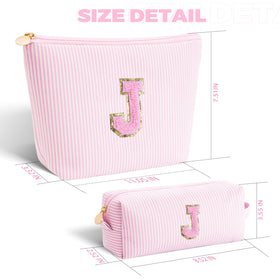 Btffitting travel-ready makeup bag, spacious interior keeps items organized