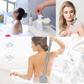 BTideas detachable brush head for quick cleaning and storage after showers.