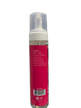 BTL Professional Moisture Sculpting Foam Wrap Lotion application for defined curls and smooth shine.