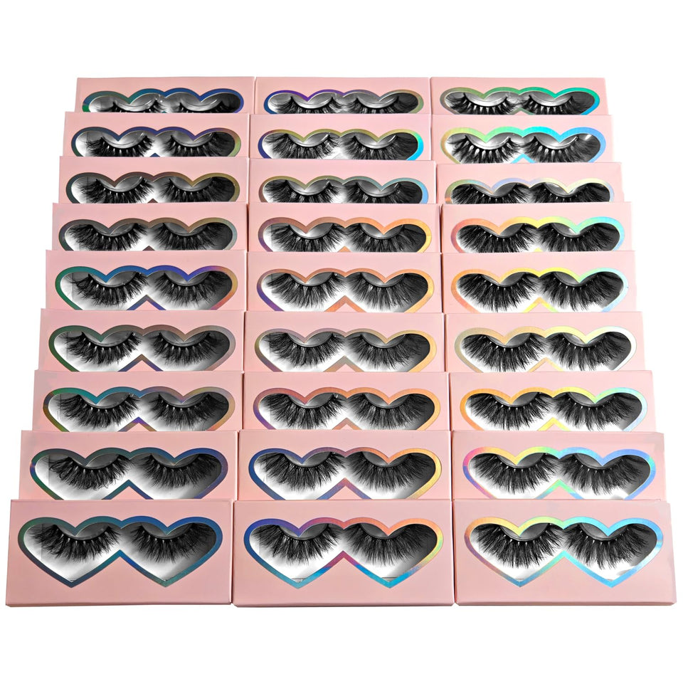 BTLLSSH 3D5D cross-style eyelashes for dramatic eyes and easy daily wear