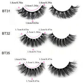 BTLLSSH 3D5D natural-look eyelashes blend with your own lashes