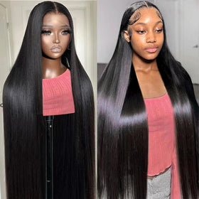 Btomar 32-inch lace front wig with HD lace for a seamless, natural part.