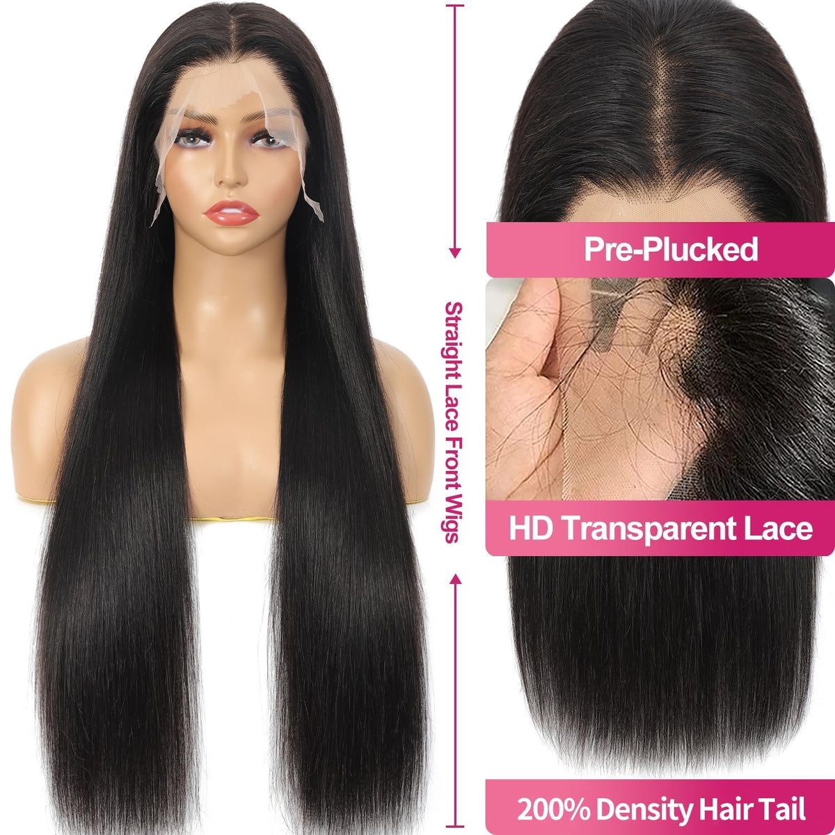 Btomar transparent lace front cap for invisible knots and comfort