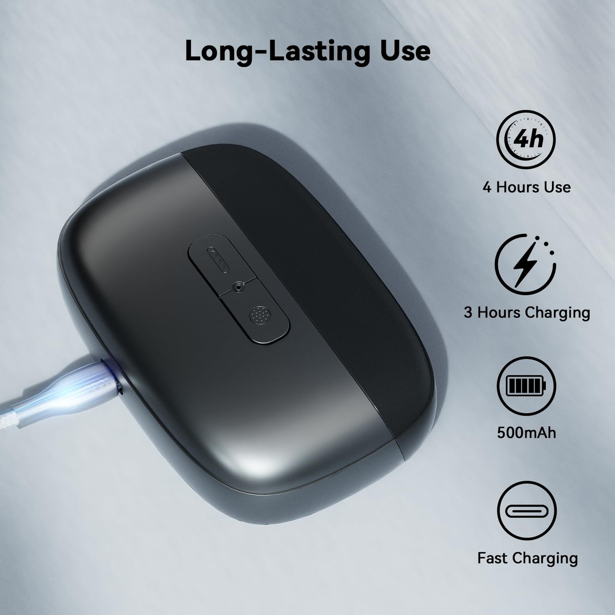 BTWOGO two-speed control adapts to different nail care needs