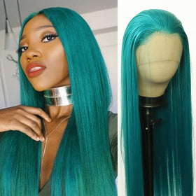 BTWTRY Emerald green lace front wig care tips to maintain softness and shine
