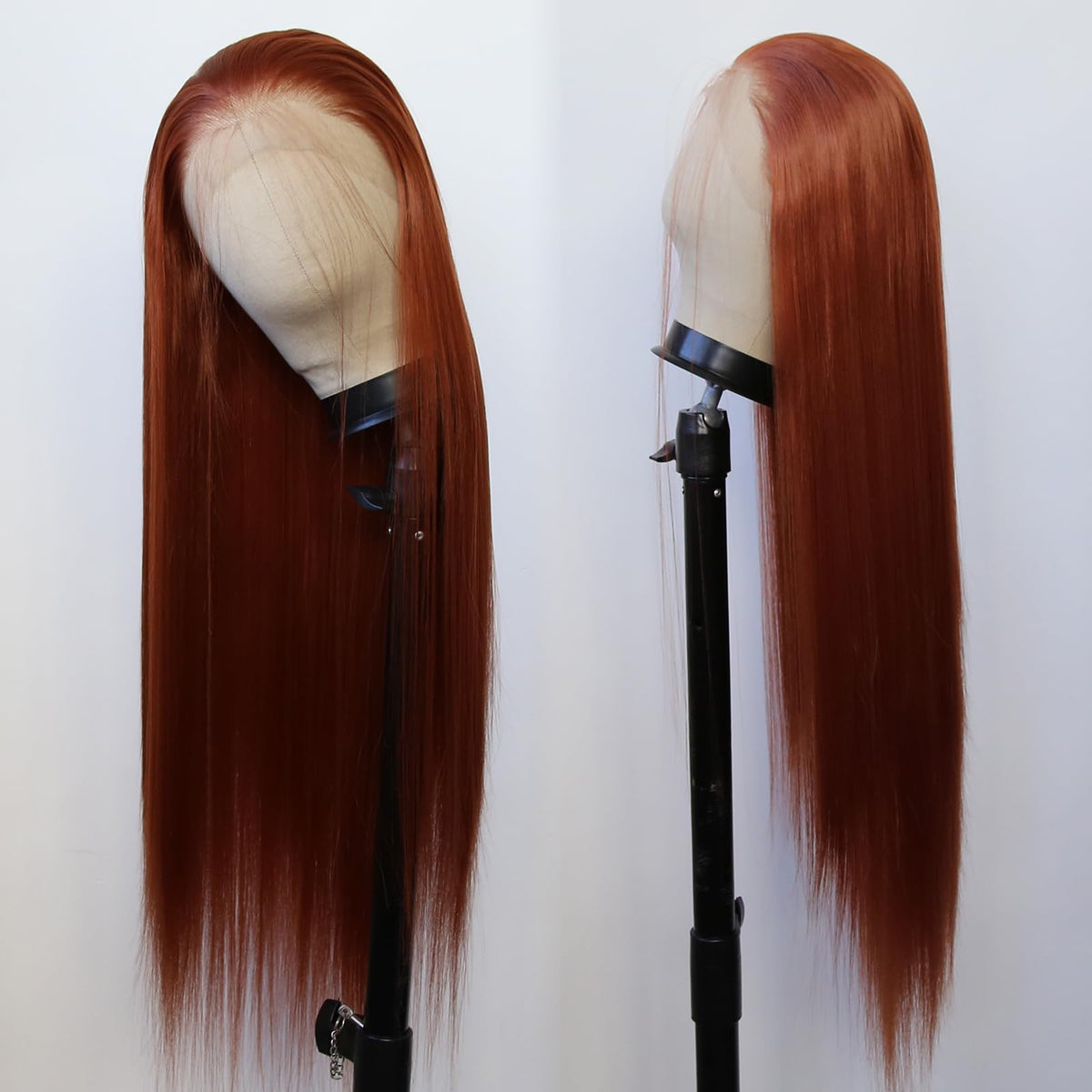 BTWTRY Ginger Brown lace front wig cap construction detail