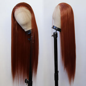 BTWTRY Ginger Brown lace front wig cap construction detail