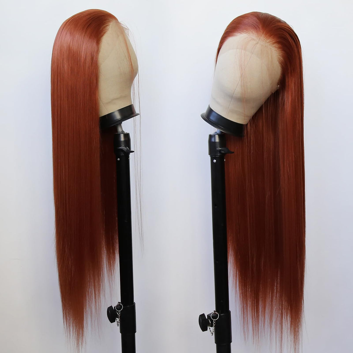 BTWTRY Ginger Brown lace front wig heat-resistant fibers ready for styling