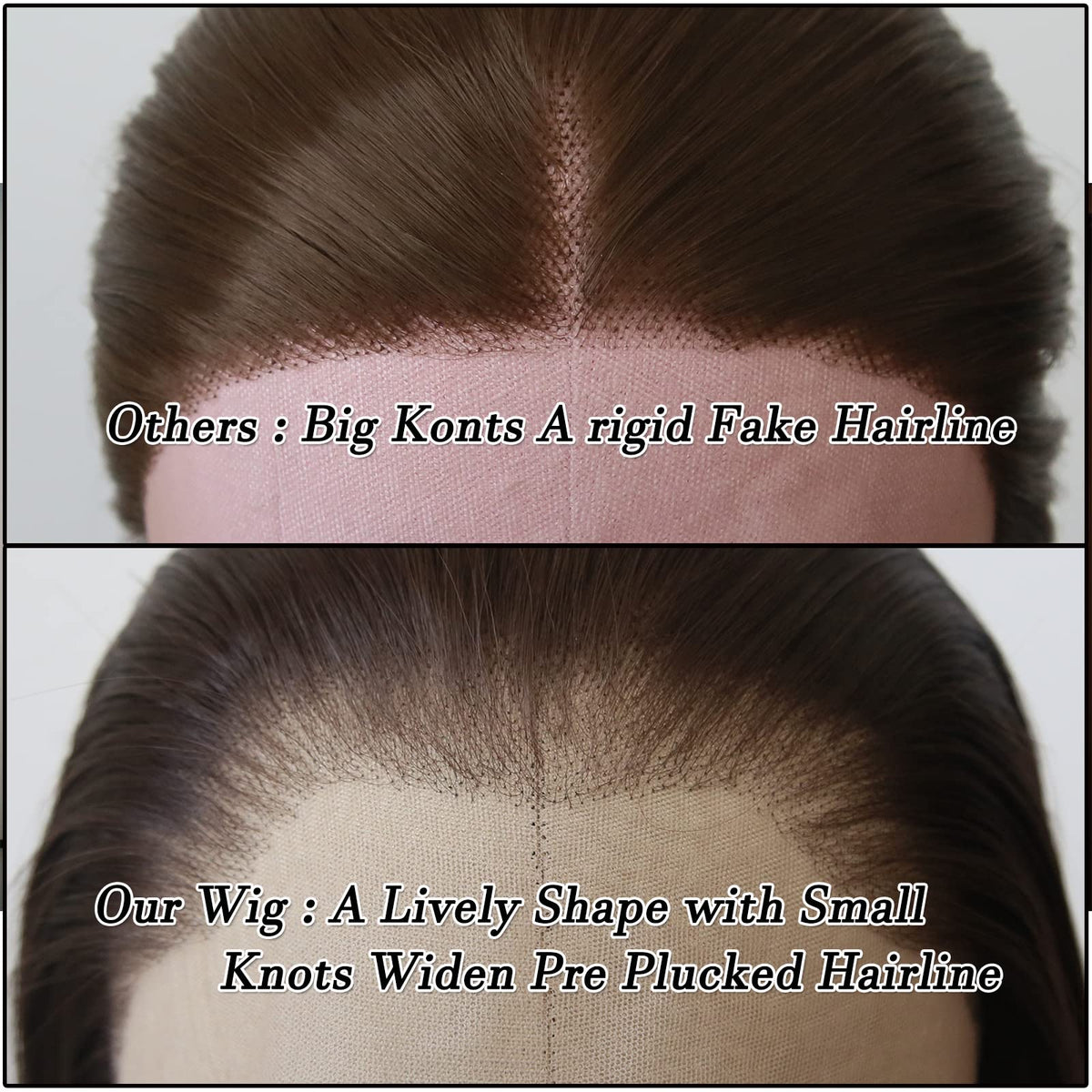 BTWTRY long straight chocolate brown wig for elegant everyday looks
