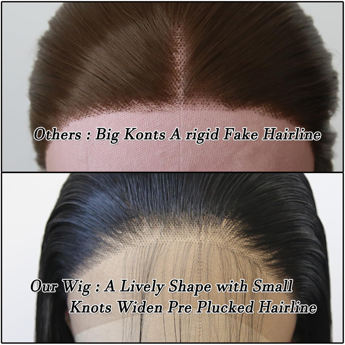 BTWTRY pre-plucked natural hairline lace-front creates a seamless look