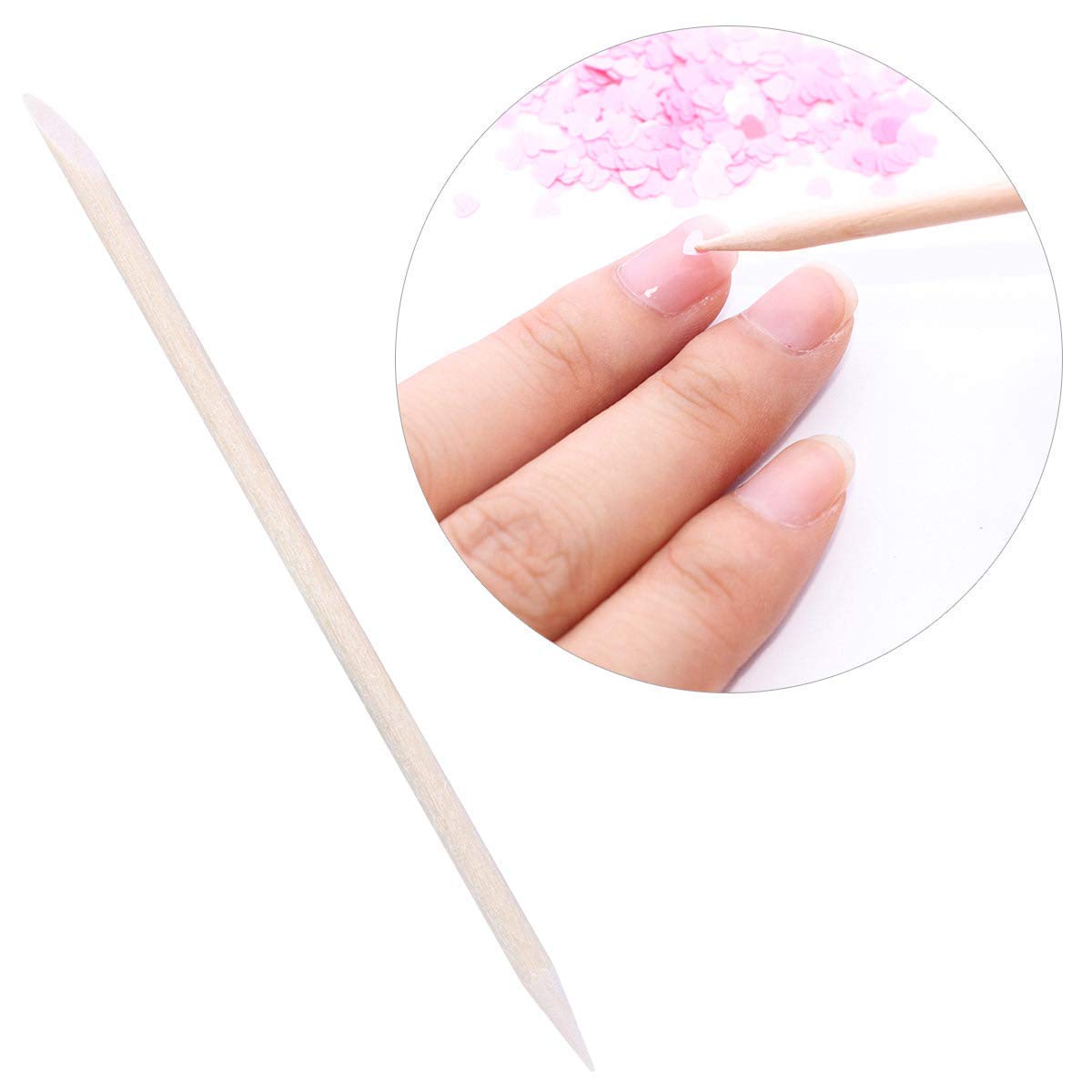 BTYMS cuticle pusher in use during a nail care routine for back-pushing cuticles