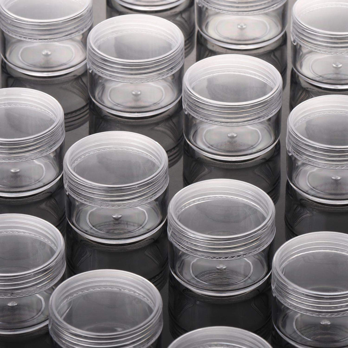 BTYMS multipurpose empty jars 15g for spices, tea, and small accessories.