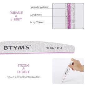 BTYMS comfortable-hold design enables precise control during filing.