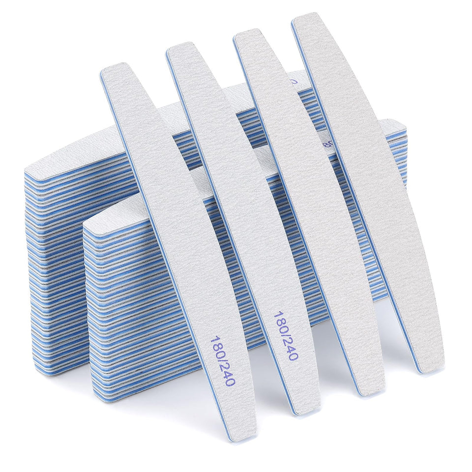 BTYMS dual-sided nail file 180/240 grit for quick shaping
