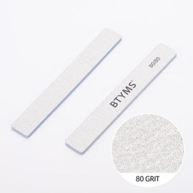 BTYMS 80/80 grit files remove ridges and prep nails for extensions