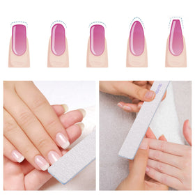 BTYMS professional nail file set, ideal for salons and home care.