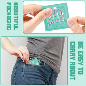 BUAEL underarm wipes with compact individually wrapped packaging for clean use