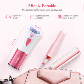 Bubbacare LED light epilator reveals tiny hairs for precise grooming.