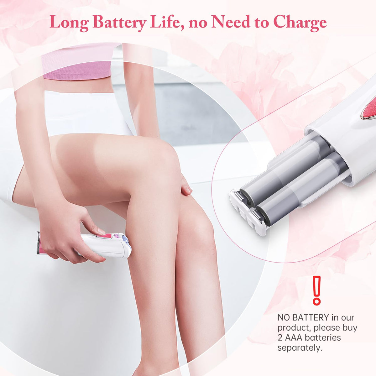 Bubbacare smooth glide epilator legs helps achieve silky skin with ease.