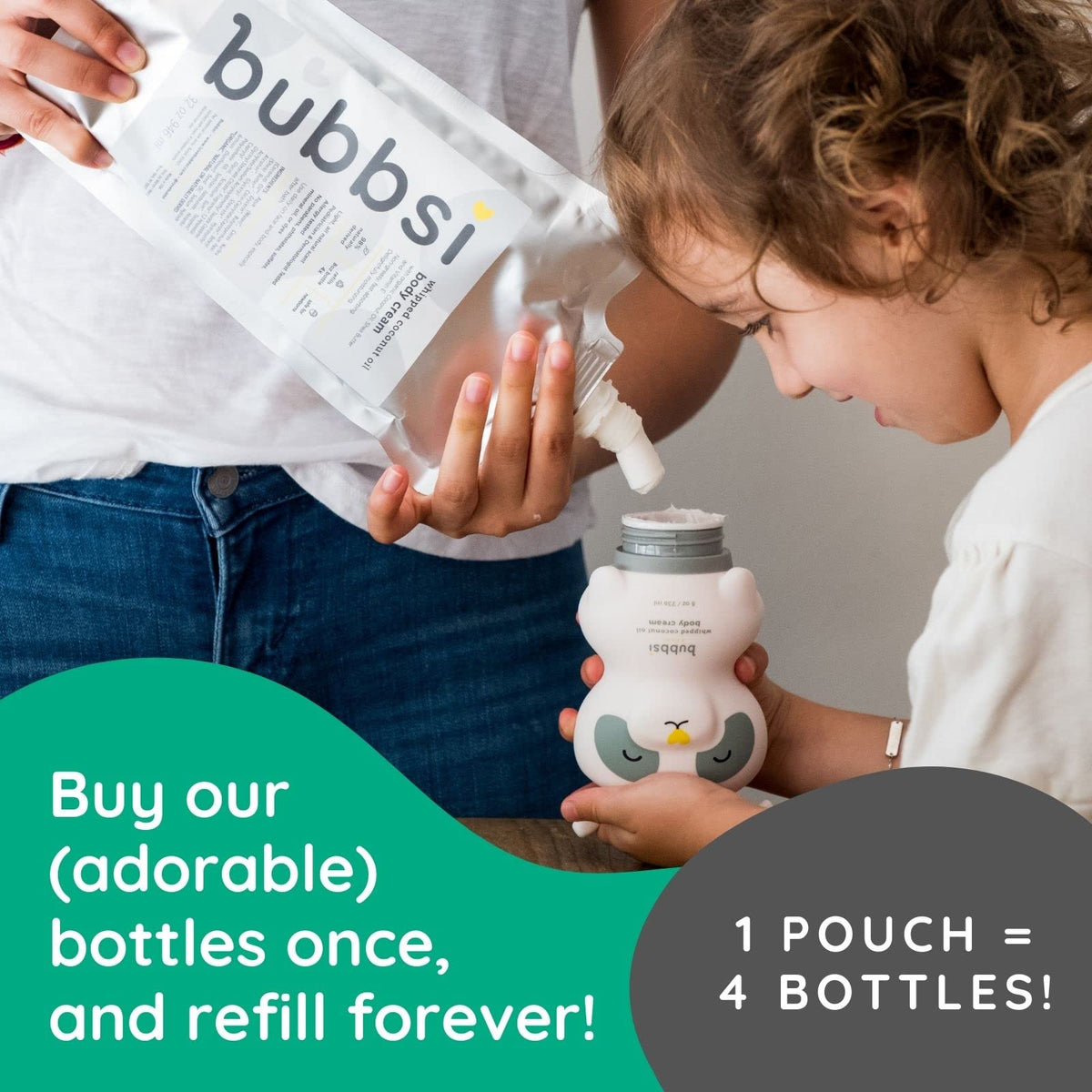 Bubbsi sulfate-free conditioner designed for sensitive hair and scalps.