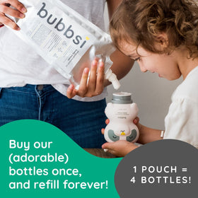Bubbsi sulfate-free conditioner designed for sensitive hair and scalps.