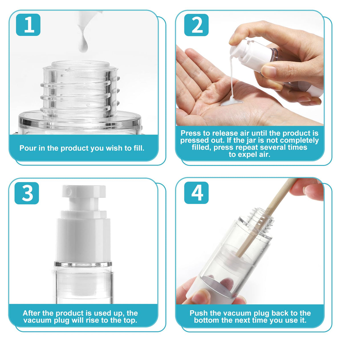 Bubimon spray bottles 50ml ideal for liquids and serums on the go