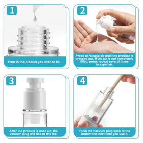 Bubimon spray bottles 50ml ideal for liquids and serums on the go