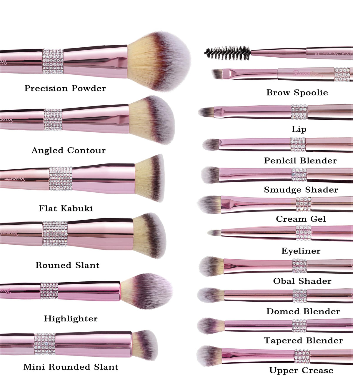 Bueart Design blush brush close-up for natural rosy flush