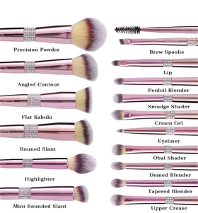 Bueart Design blush brush close-up for natural rosy flush