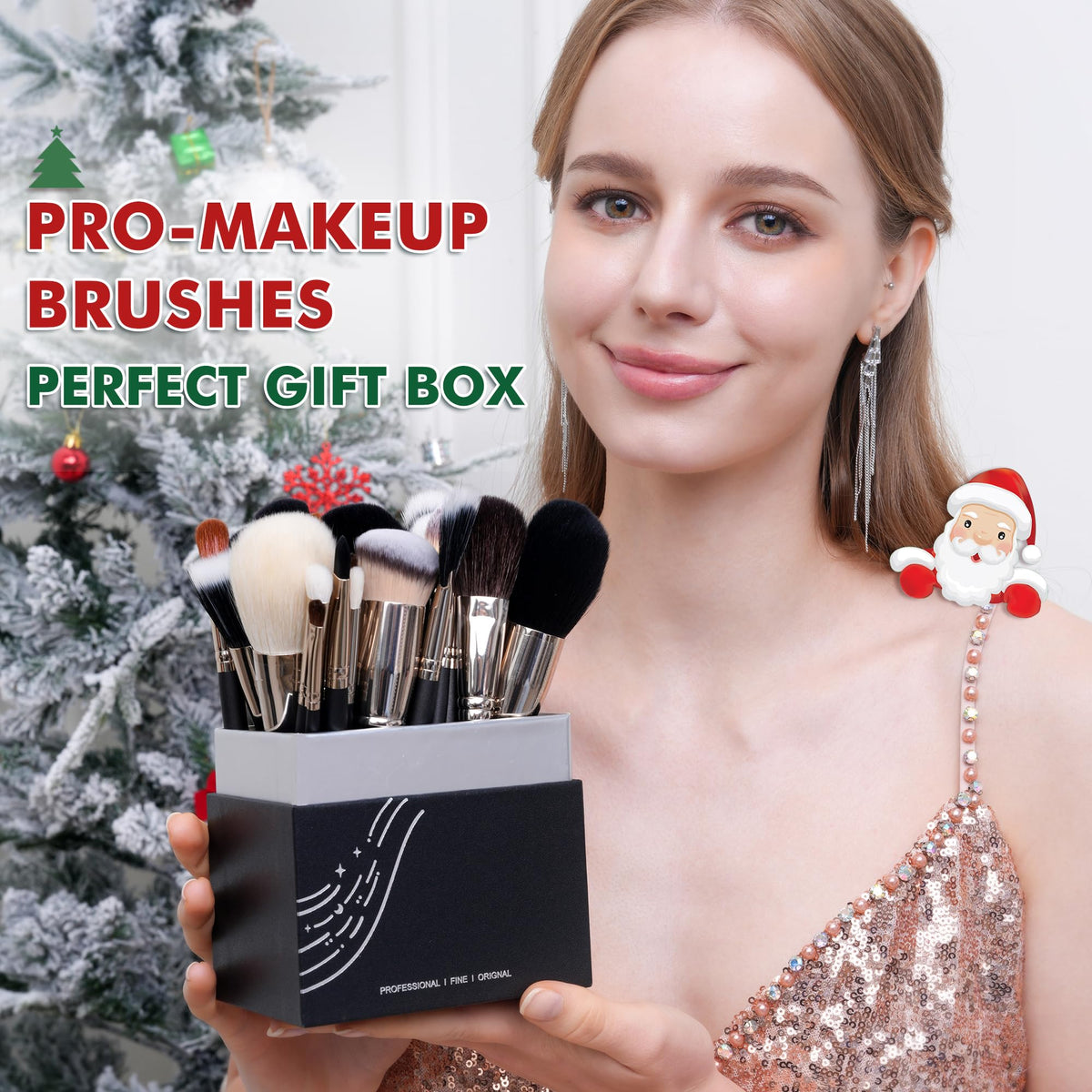 BUEART DESIGN 42Pcs premium synthetic brushes versatile and easy to clean