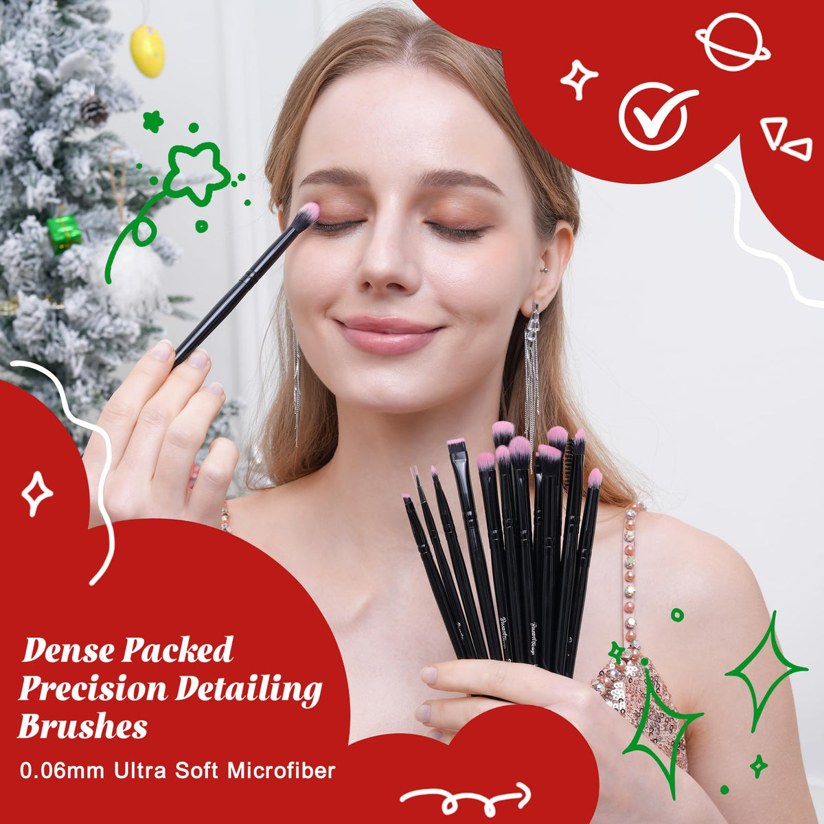 Bueart Design angled contour blush brush shapes sculpted cheek definition