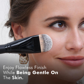Contour/blush brush helps sculpt features with controlled definition from Bueart Design.