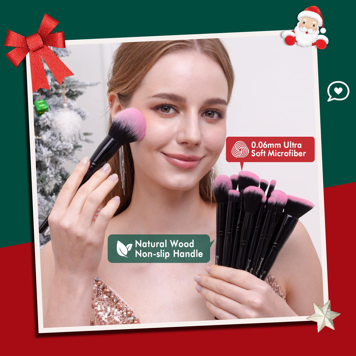 Bueart Design concealer brush for precise concealment and feathered blending