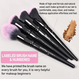 Bueart Design dual brow spoolie brush for easy hair grooming