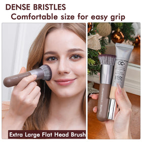 Bueart Design face and detail brushes arranged to fit the large holder.
