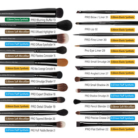 Foundation brush provides smooth, even coverage for a natural base—Bueart Design.