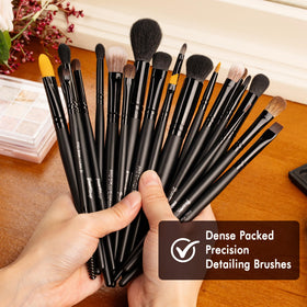 Labeled brushes show exact function for easy, quick selections from Bueart Design.