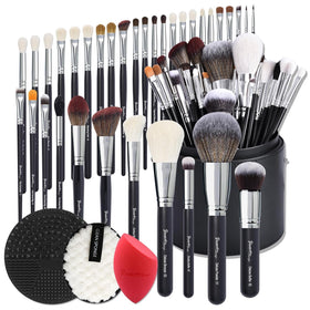 Bueart Design Pro makeup brushes 34pcs for flawless blending and professional results.