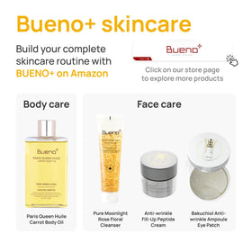 Vegan and cruelty-free Bueno+ Paris Queen Carrot Oil formula.