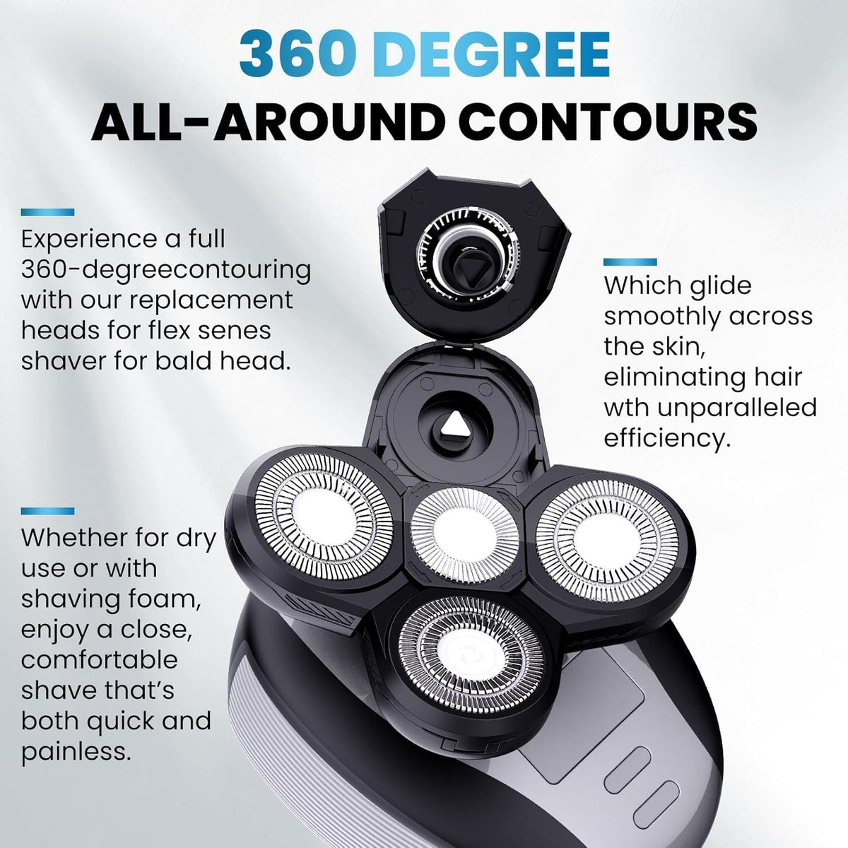 BueRallan Freebird-compatible replacement heads fit your shaver for easy upgrades.